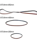 GT2 Closed Loop Timing Belt 2GT 6mm Wide Synchronous Drive Belt 852mm 400mm 200mm for 3D Printers and CNC Machines
