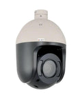 Heavy-Duty 2MP PTZ Dome Security Camera Boasts 20X Optical Zoom And 1080P HD Resolution For Cracking Clear Footage Day Or Night mounted on wall.