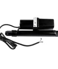 Heavy Duty DC 12V Hydraulic Power Unit With 10 Inch Stroke For Electric Linear Actuators Built Tough To Move Anything At No Sweat Up To 2300 Lbs Industrial Workshop Essential showing electric actuator with wires.