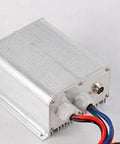 Heavy Duty Dc 48V Horizontal Air Conditioner Compressor R134a Cooler For Ev Truck Cabin Electric Forklift Excavator Military Recreation Built Tough Climate Control Straight Swap Upgrade with aluminum casing and wiring connectors.