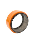 Premium Drive Wheel For MT15 And PU Replacement Fits Electric pallet Jack Trucks durability, 210 mm orange polyurethane wheel.