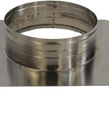 Heavy Duty Smooth Wall Flexible Chimney Liner Insert Kit With Premium Insulation 316 Stainless Steel base plate and collar design.
