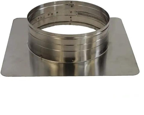 Heavy Duty Smooth Wall Flexible Chimney Liner Insert Kit With Premium Insulation 316 Stainless Steel base plate and collar design.