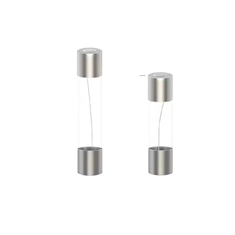 Glass Tube Fuse Kit Bundle For Electronics And Auto Use, Assorted 5x20mm and 6x30mm Fast Blow Fuses, two fuses displayed