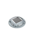 Solar Driveway Lights 16 Pack With Dual Color Modes Blue Light Or Cool White For Pathway Walkway Garden Deck Dock Marine Waterproof Security Marker LED Lights featuring gray round solar panel.