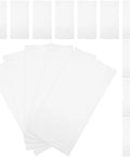 100 Pack EPE Foam Packing Bags For Shipping And Storage, White Cushioned Pouches, shown spread out, reusable cushioning material