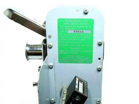 Heavy Duty Wire And Cordage Measurer Marking Out Feet And Inches Accurately Features Fast Swap Tubes And Heat Treated Steel Shafts close-up view.