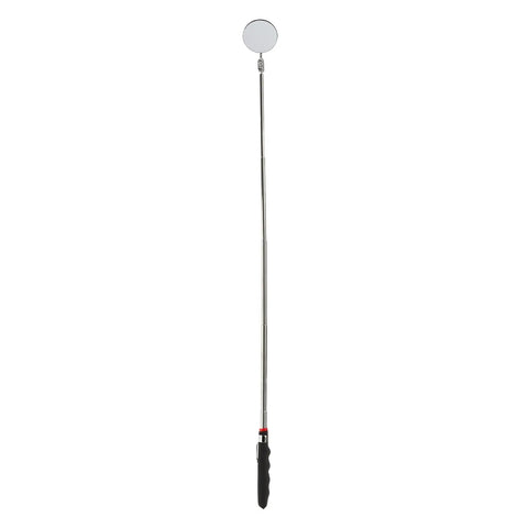 2-Pack Inspection Mirror Tools With 2-Inch Round Heads And 24.5-Inch Telescoping Handles For Auto, HVAC, And Weld Inspections