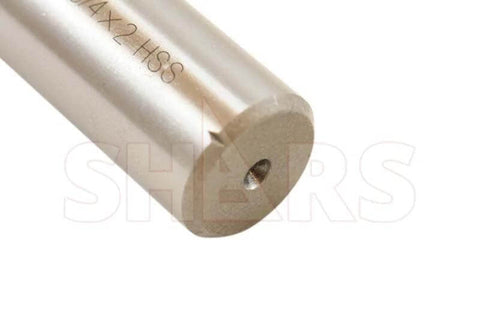 Shars HSS end mill, 1-1/2 in length of cut, 3/4 in shank, 6-flute center-cut single-end