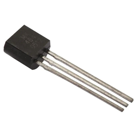 Ten Pack MK484 TO92 Encapsulated IC Chips For Do It Yourself Electronics Projects Replacement Transistors And Sensors Easy Soldering Durable TO92 Package For Pro DIY Builds Great For Hobbyists And Repair Enthusiasts, black TO-92 IC chip with three metal leads