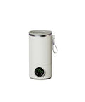 Grab And Go Heated Self Stirring Mug Electric Magnetic Mixing Travel Cup Rechargeable Stainless Steel Coffee And Tea Warmer with digital display.