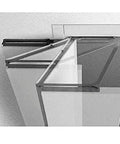 Big Time Commercial Bi Fold Door Hardware Kit Delivers 180 Degree Swing For Wood Doors Up To 110 Lbs visible track and hinge detail.