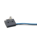 Waterproof Mini Limit Switch With Hinged Lever 2 Pack Prewired SPDT 3 Pin Micro Switch IP67 PA66 shown at an angle