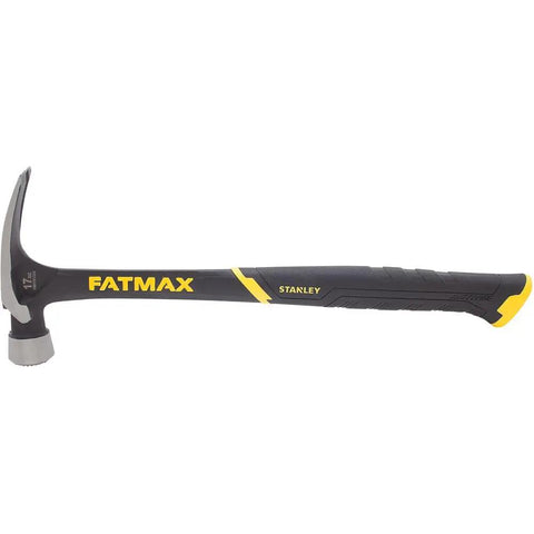 FatMax 17 Oz High Velocity Hammer with Anti Vibe Handle showing side view with sleek design and durable construction.