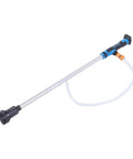 Grab And Go Stick Water Transfer Pump With 36LPM Flow Rate IPX8 Waterproof Build Dry Run Safety And Flexible 3 Ft Outlet Hose for easy flood cleanup.