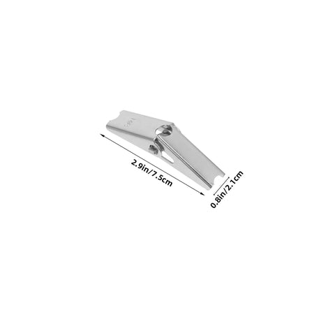 12-Piece Galvanized Steel Toggle Wing Bolts Kit For Drywall Anchors showing a toggle bolt with dimensions 2.9in by 0.8in