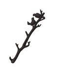 Vintage Cast Iron Tree Branch Coat Hook For Walls And Entryways Bringing Dope Rustic Vibes And Straightforward Storage Solutions That Honestly Upgrade Your Home Decor Setup, featuring bird accents.