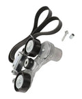 Heavy Duty Drive Belt Tensioner Kit Replaces 12663047 For Chevy Impala 2008 To 2014 Models Restores Engine Belt Tension To Get You Back On The Road Running Smooth As Silk For Many Miles Ahead With Premium Reliability., black metal serpentine belt tensioner kit with pulley and mounting bolt