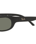 Predator Rectangular Sunglasses For Men Matte Black Full Rim Frames With Polarized Green Lenses 60 mm Wide Dope UV Protection