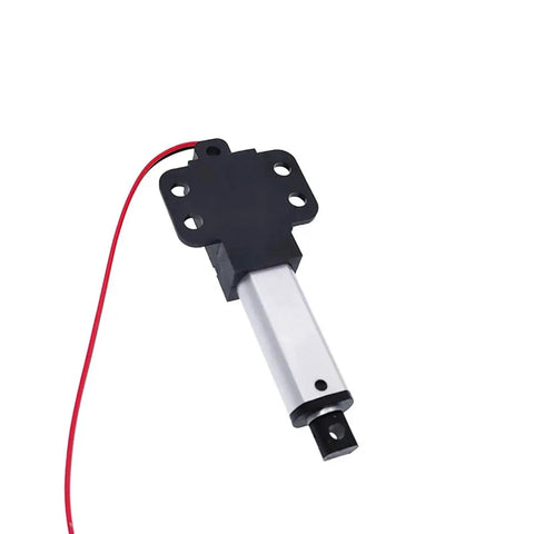 Electric Linear Actuator with 12V DC Motor Controller, 50mm stroke, featuring a durable aluminum shaft and wires for DIY robot builds.