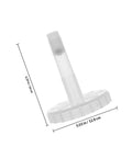 Plastic Snowflake Ice Machine Feeder Component For Smoothie Makers Safe Operation Easy Replacement Boosts Kitchen Hustle And Efficiency For Restaurants And Cafes Durable Reliable Accessory, white plastic, 6.29 in x 5.03 in