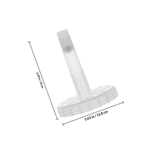 Plastic Snowflake Ice Machine Feeder Component For Smoothie Makers Safe Operation Easy Replacement Boosts Kitchen Hustle And Efficiency For Restaurants And Cafes Durable Reliable Accessory, white plastic, 6.29 in x 5.03 in