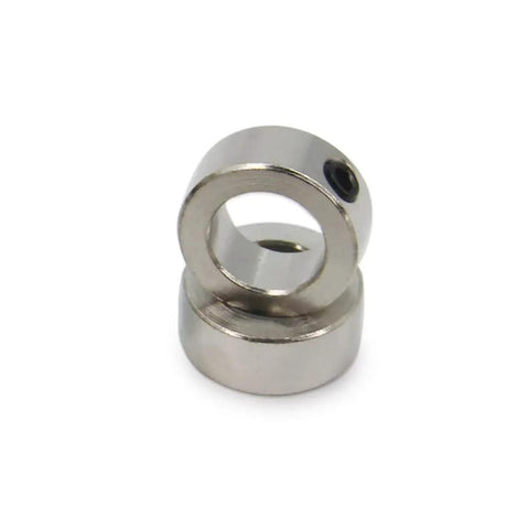 12mm Shaft Collar Lock Ring from 12 Pack, Nickel Plated Carbon Steel, Silver Finish, Ideal for Lead Screws, 3D Printers, CNC Projects