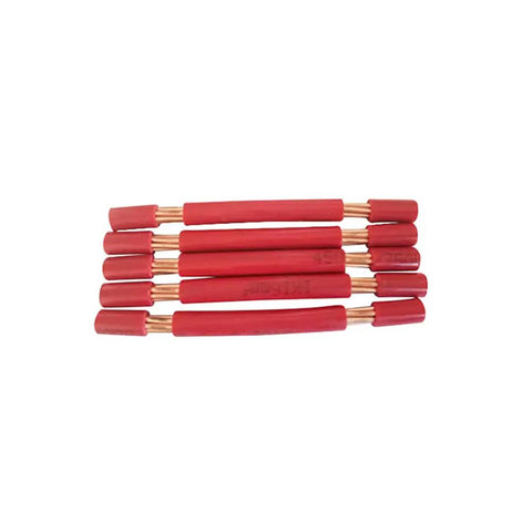 Dead-On Automatic Cable And Wire Cutting Stripping Machine With Slick Touchscreen Interface lightweight red wire connectors with copper ends