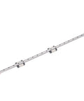 Stainless Steel Linear Guide Rail 300mm With Four Point Contact for smooth precise movement on 3D printers and CNC machines side view.