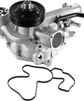 Water Pump AW6341 Replacement Fits Dodge Durango 2009 And Ram 1500 2009 Through 2020 with seals, visible top view.