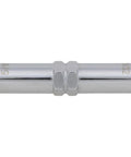 9-In-1 Magnetic Pass-Through Hex Nut Driver With SAE Sizes 3/16 To 3/4 Inch, chrome finish, dual-color coded ends