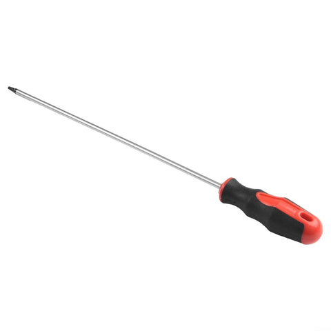 Cool Extended Long Blade Screwdriver Kit With 5 Torx Bits And Magnetic Tips For Auto Repair Electronics Reach Deep Recessed Screws angled view