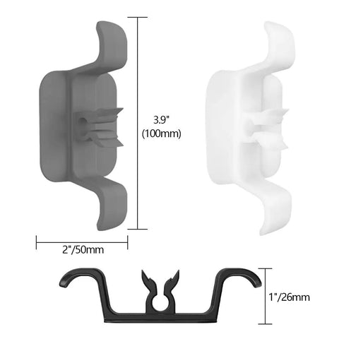 Six Pack Heat Resistant Kitchen Appliance Cord Winders And Cord Organizers For Mixers Toasters And Air Fryers Stick On Mounts