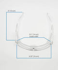 Kickass Clear Safety Glasses Engineered To Fit Over Prescription Frames Hella Comfy For Job Site And Lab Tasks Legit Eye Guard With Scratch Resistant Lenses 6 Pack dimensions 5 inch height 5.5 inch width 6.25 inch depth