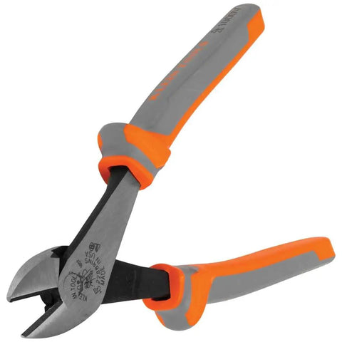1000V Insulated Diagonal Cutting Pliers 8 Inch With High Leverage Design And Induction Hardened Blades Made In USA Pro Grade Electrician Tools