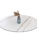 Heavy Duty Kitchen Lazy Susan Turntable With Glass Rotating Tray And Aluminum Swivel Base, Food Grade Safe Countertop Spin Tray, Slate Finish