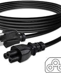 3 Prong AC Power Cord For Creality Space Pi X4 Filament Dryer Box Replacement, 4 Feet Long 1.2m Cable, 120V 15A Heavy Duty Power Cable