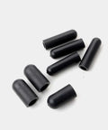 Super Cool 80-Piece Rubber Vacuum Line Cap Assortment With Six Sizes Of Hose Ends For Carburetor Manifold Automotive And High Temp Sealing Blocks For Tough Engine Bay Jobs, black rubber caps