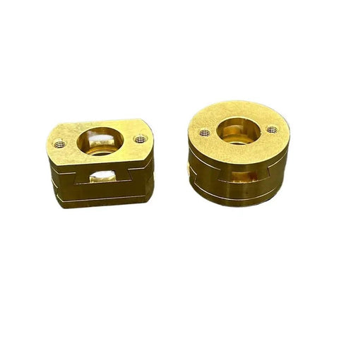 Upgrade Your 3D Printer Game With Round Square Oldham Couplings For T8 Lead Screws In 16mm Size Ensuring Smooth Z Axis Movement And Reliable Performance For Long Lasting Wear Resistant Builds That Rock. 16mm brass Oldham couplings for T8 lead screws, round and square