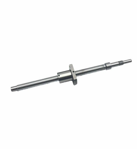 10Mm Lead Ball Screw Kit With 1260Mm Length Nut Included FK8 FF8 End Bearing Blocks Locknuts Circlips Flexible Coupling For CNC Machines 4Mm Pitch No Stick Slip Ready To Roll, front view