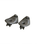 Chevy Sun Visor Clip Holder Gray Two Pack Durable Clip Fits Silverado Sierra Tahoe Yukon Suburban 1999 2006 Fast Easy Install