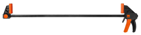 Beefy 24 Inch Steel Bar Clamps And Spreaders Two Pack Reversible Clamp And Spreader 24 Inch Clamp 29.5 Inch Spreader 150 Lb Per Clamp