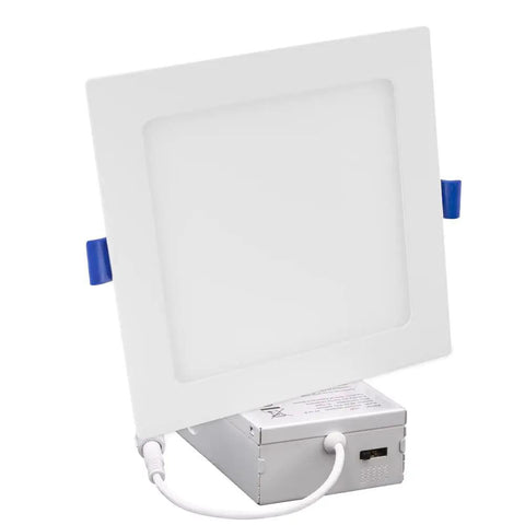 6 Inch Square Recessed Led Downlight Serving Up Hella Bright Illumination At 1000 Lumens Features An Ultra Slim Twelve Watt Design That Beats Outdated Traditional Bulbs With Easy Switching Between Five Color Temps