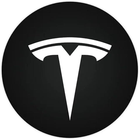 Tesla Model 3 Y S X Wheel Hub Caps Center Covers Matte Silver 4 Pack Dope Upgrade For Durable Rustproof Dustproof Scratchproof Protection And Sleek Head Turning Look logo