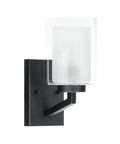 Brushed Nickel 4 Light Vanity Light With Dual Glass Shades, Modern Bathroom Wall Fixture Over Mirror, Dope Bath Light For Hallway And Living Spaces