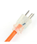 Close-up of plug for 80 Foot Plug In Pipe Heating Cable Kit For Freeze Protection With Built In Thermostat 560 Watt Heat Tape For Water Pipes