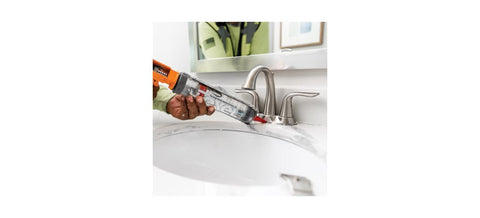 Lexel Clear Sealant 5-Ounce Co-Polymer Rubber Adhesive Caulk That Paints No Mess Scrubbable And Durable Sticks To Wet Surfaces Ultra Clear