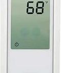 Front view of Heat Only Thermostat With Touchscreen For Radiant Floor Heating, Big Easy Read Display, PWM Precision For Zone Comfort.