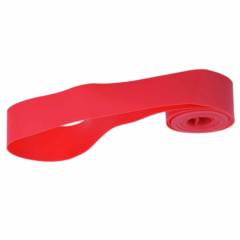Red 2Pcs Bike Tire Liner For Flat Proof Rides, Puncture Proof Rim Tape Protection Pad, Easy Install, Fits 26 Inch Mountain And City Tires