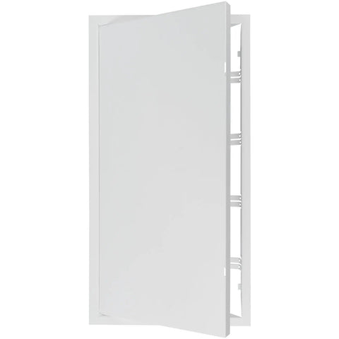Rock Solid Galvanized Steel Access Panel For Drywall Built Tough As A Tank 10X20 Inch White Wall Hole Cover with Latch